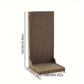 Large Scratching Post Durable Cardboard Scratching Pad For Cats - Replaceable Cat Claw Scratcher With Stand - Interactive Scratching Post Toy For Feline Play And Scratch