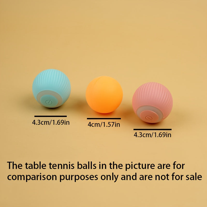 1pc Smart Cat Toys Automatic Rolling Ball Electric Cat Toys Interactive For Cats Training Self-moving Kitten Toys Pet Accessories