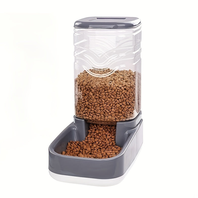 Pet Automatic Feeder Pet Water Dispenser Set, 3.8L Gravity Dog Feeder And Waterer Set, Self Feeding Station For Cats And Dogs Pet Supplies
