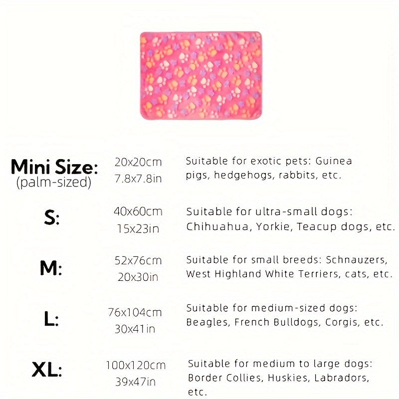 Ultra-Soft Fleece Pet Blankets 1/3pcs - Cozy Flannel Throw for Dogs & Cats, Machine Washable with Animal Print Design