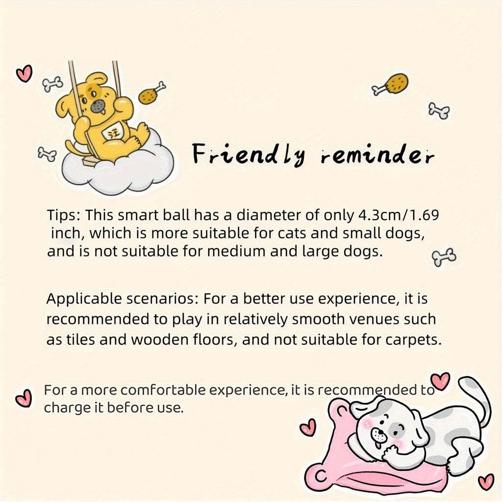 1PC/2PCS Smart Interactive Pet Toy Combo with Automatic Rolling and Bouncing Ball - Stripe Pattern Silicone Cat Toys, USB Rechargeable, Obstacle Avoidance, Quiet Operation, Suitable for Small Dogs and Cats Under 9.07KG