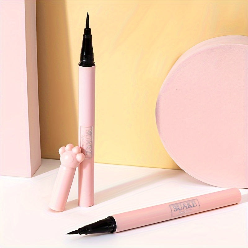 Smudge-Proof Long-Lasting Eyeliner Pen - Waterproof Precision Tip - Adorable Cat Paw Design - Two Shades for Every Occasion