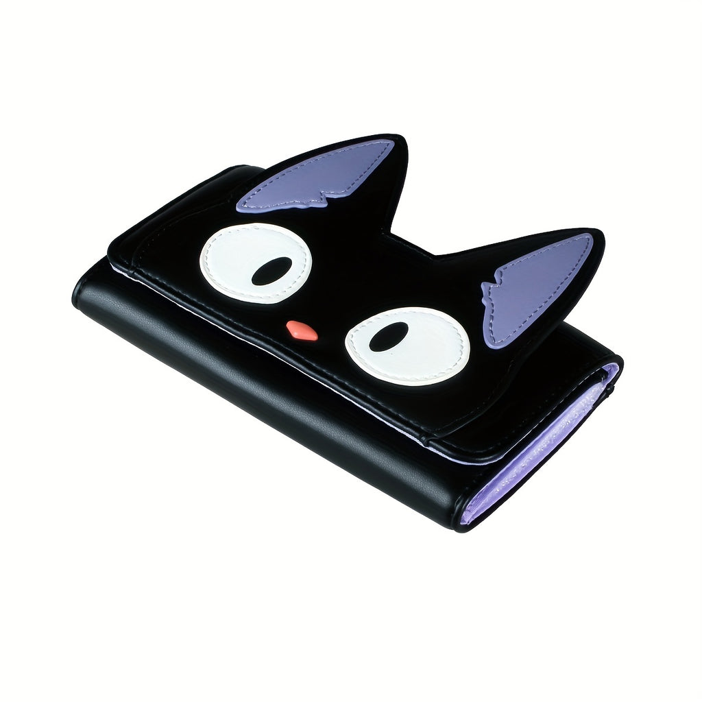 Cute Cartoon Cat Coin Purse, Kawaii Anime Credit Card Holder, Lovely Card Organizer & Wallet