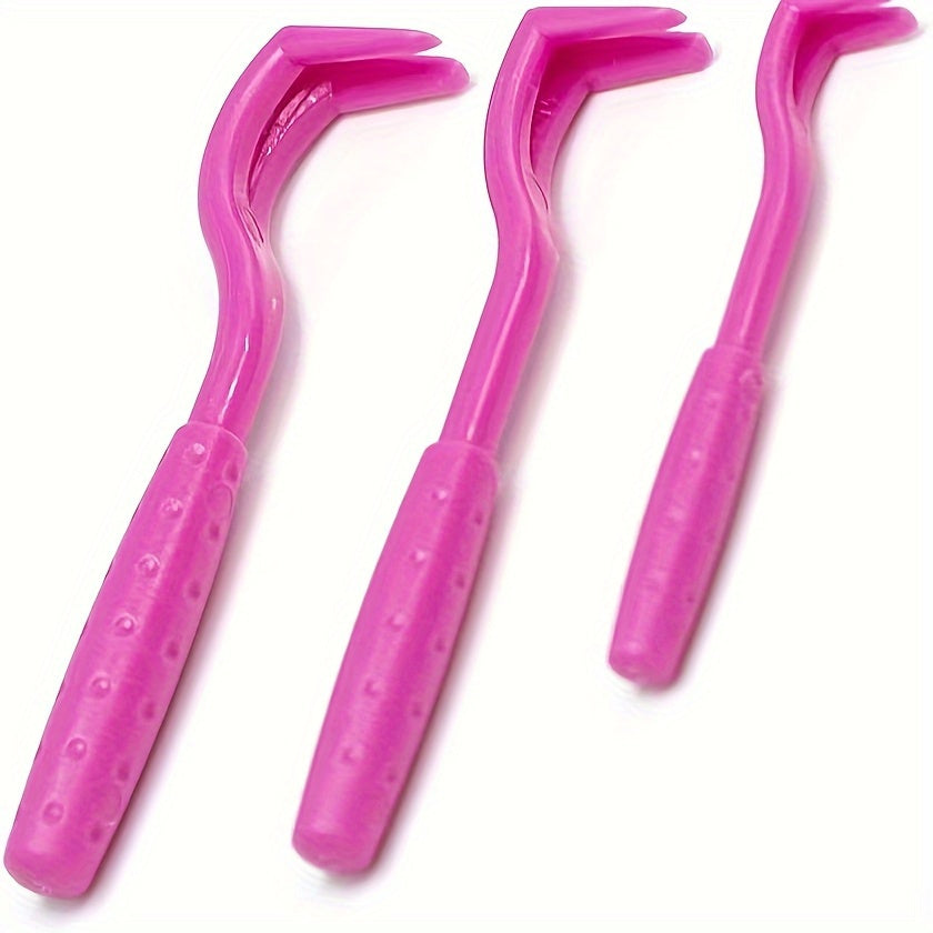 3pcs Durable Polypropylene Tick Removal Tool Set For Dogs And Cats - Effective Flea And Louse Remover For Easy And Safe Pet Care