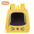1pc Large Transparent Cat Backpack, Breathable Portable Pet Carrier With Ventilation Holes, Durable Travel Bag For Cats And Dogs, Comfortable Shoulder Straps, Pet Supplies
