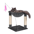 Cat Tree Kitten Activity Centre Pet Bed Tower Natural Sisal & 2 Scratching Post