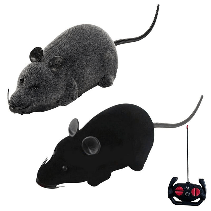 Wireless Remote Control Interactive RC Rat Mouse Toy - Entertain And Stimulate Your Cats And Dogs!