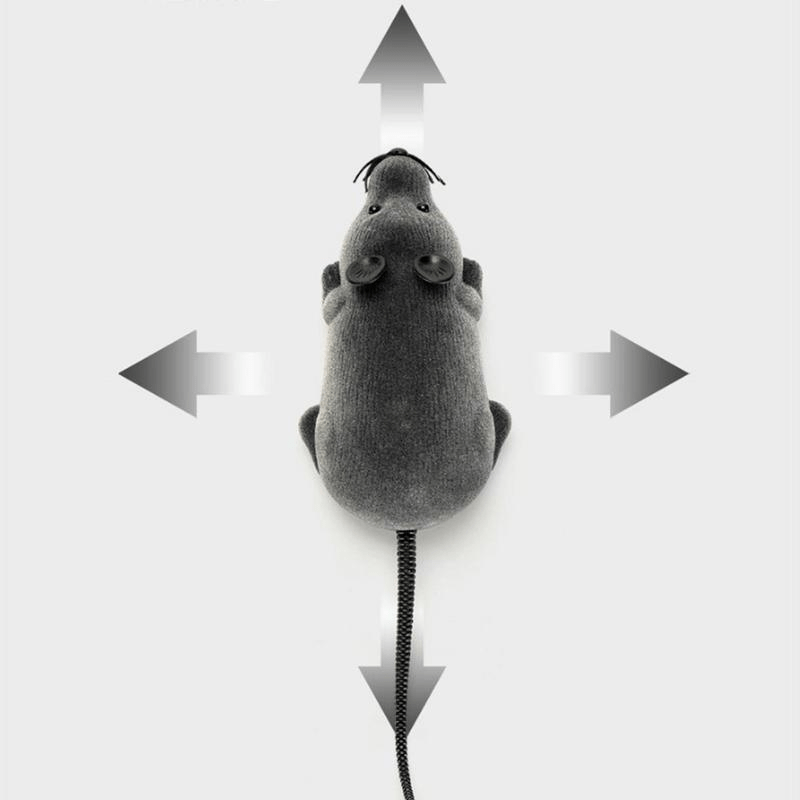 Wireless Remote Control Interactive RC Rat Mouse Toy - Entertain And Stimulate Your Cats And Dogs!