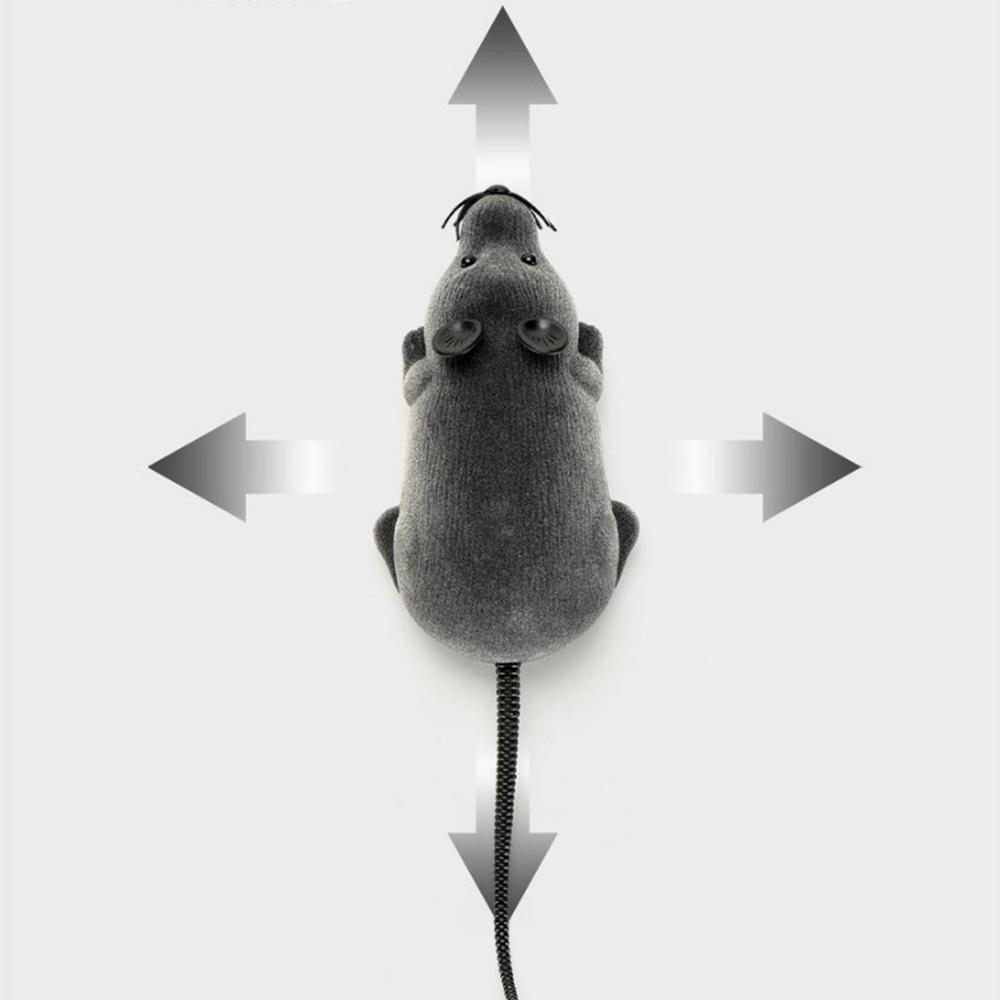 Wireless Remote Control Interactive RC Rat Mouse Toy - Entertain And Stimulate Your Cats And Dogs!
