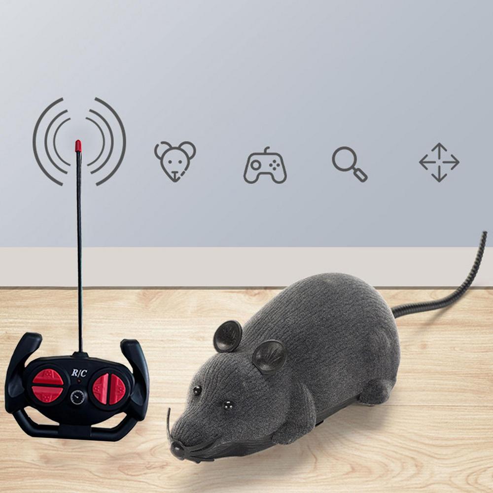 Wireless Remote Control Interactive RC Rat Mouse Toy - Entertain And Stimulate Your Cats And Dogs!