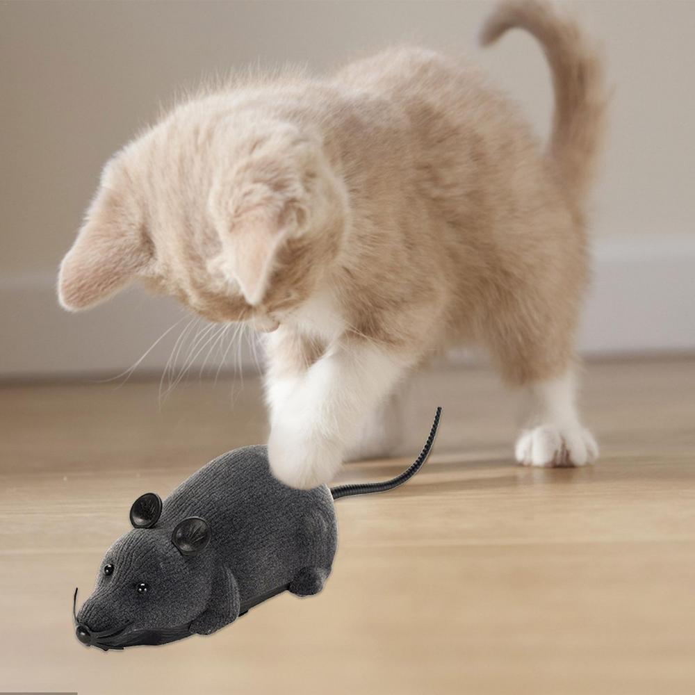 Wireless Remote Control Interactive RC Rat Mouse Toy - Entertain And Stimulate Your Cats And Dogs!