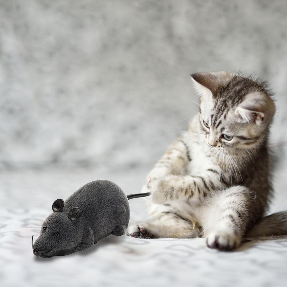 Wireless Remote Control Interactive RC Rat Mouse Toy - Entertain And Stimulate Your Cats And Dogs!