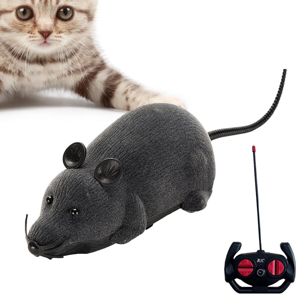 Wireless Remote Control Interactive RC Rat Mouse Toy - Entertain And Stimulate Your Cats And Dogs!