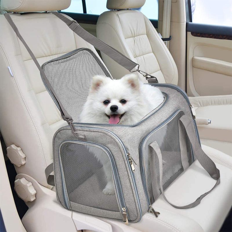 Cat Bag Breathable Pet Carrier Bag Foldable Pet Carrier Cat Backpack