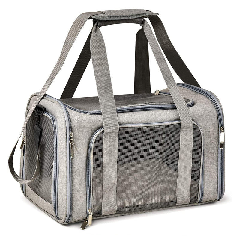 Cat Bag Breathable Pet Carrier Bag Foldable Pet Carrier Cat Backpack