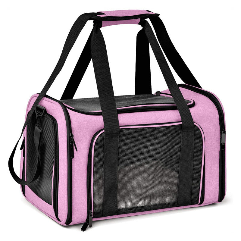Cat Bag Breathable Pet Carrier Bag Foldable Pet Carrier Cat Backpack