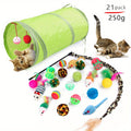 21pcs Cat Aisle Cuddle Stick Plush Mouse Toy To Add Fun To Your Kitten To Add Christmas Atmosphere