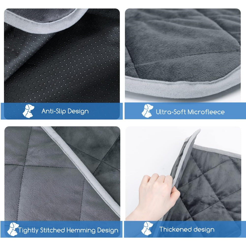 Winter Self Pet Warming Pad for Small/Large Dog Cat, Warming Cat Bed Cat Mat Thermal Pet Bed Mat, for Large Dog Non-Electric Self-Warming Dog Crate Pad for Outdoor Indoor 45"x28".
