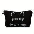 Small Makeup Bag Cat Printed Cosmetic Bag For Purse Women Zipper Pouch Organizer Bag Great Gift For   Cat Lovers