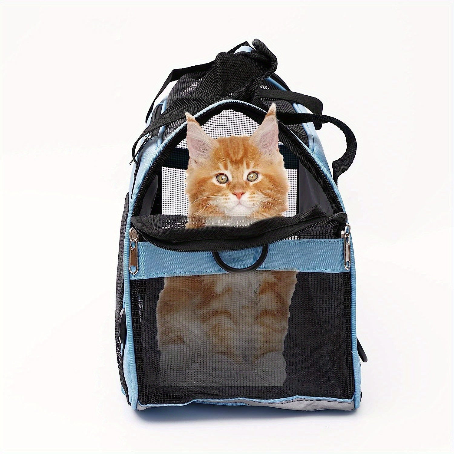 Portable Pet Carrier For Cats And Dogs - Airline Approved, Foldable And Convenient - Ideal For Travel And Outdoor Activities