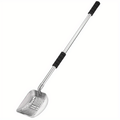 1pc Premium Adjustable Cat Litter Scoop - Ergonomic Long Handle & Rust-Proof Stainless Steel Shovel, Effortlessly Detachable for Easy Waste Cleaning - Durable, User-Friendly Design