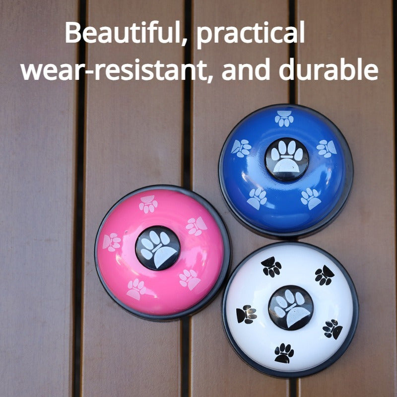 1pc Footprint Ringing Bell For Cat And Dog, Meal Bell, Dog Intelligence Toy