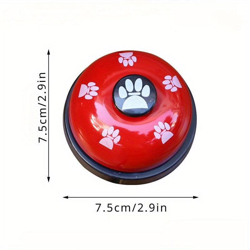 1pc Footprint Ringing Bell For Cat And Dog, Meal Bell, Dog Intelligence Toy