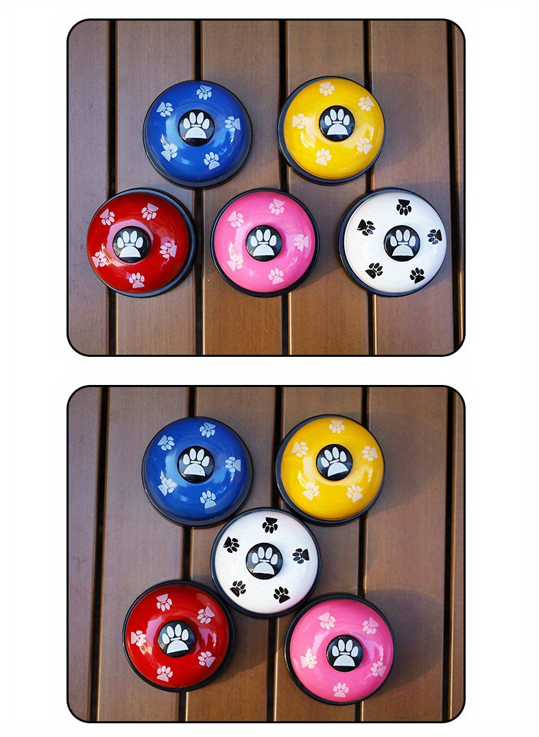 1pc Footprint Ringing Bell For Cat And Dog, Meal Bell, Dog Intelligence Toy