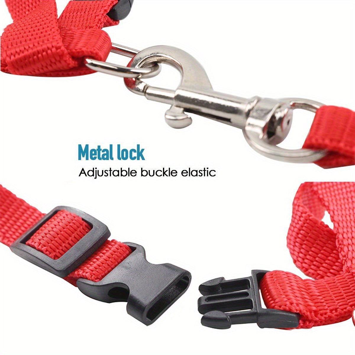 Adjustable Nylon Cat Harness and Leash Set - Comfort Fit, Machine Washable PET Gear for Cats