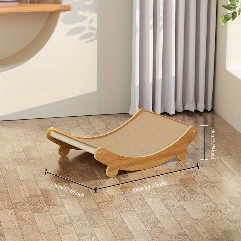 Sisal Cat Scratcher and Recliner Nest: All Seasons Universal, Suitable for Cats - No Crumbs