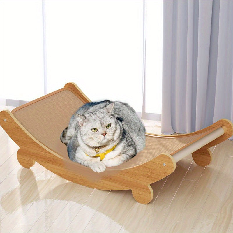 Sisal Cat Scratcher and Recliner Nest: All Seasons Universal, Suitable for Cats - No Crumbs