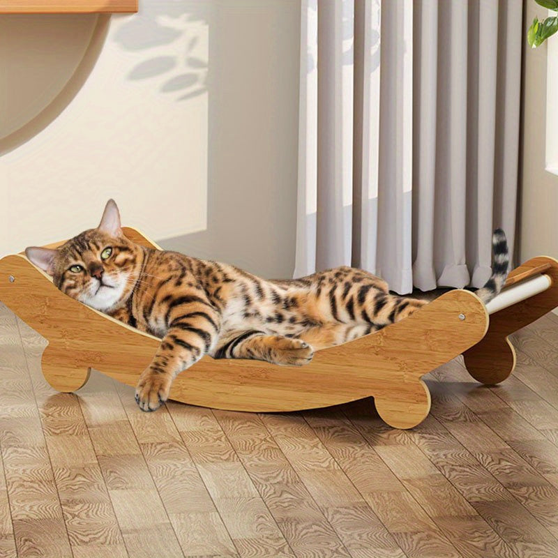 Sisal Cat Scratcher and Recliner Nest: All Seasons Universal, Suitable for Cats - No Crumbs