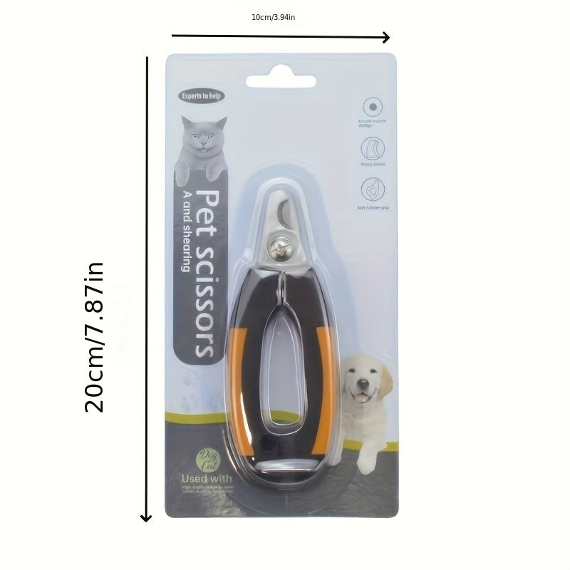 Professional Pet Nail Clipper - 1pc Scissors For Dog And Cat Paws Grooming Grinding Tool