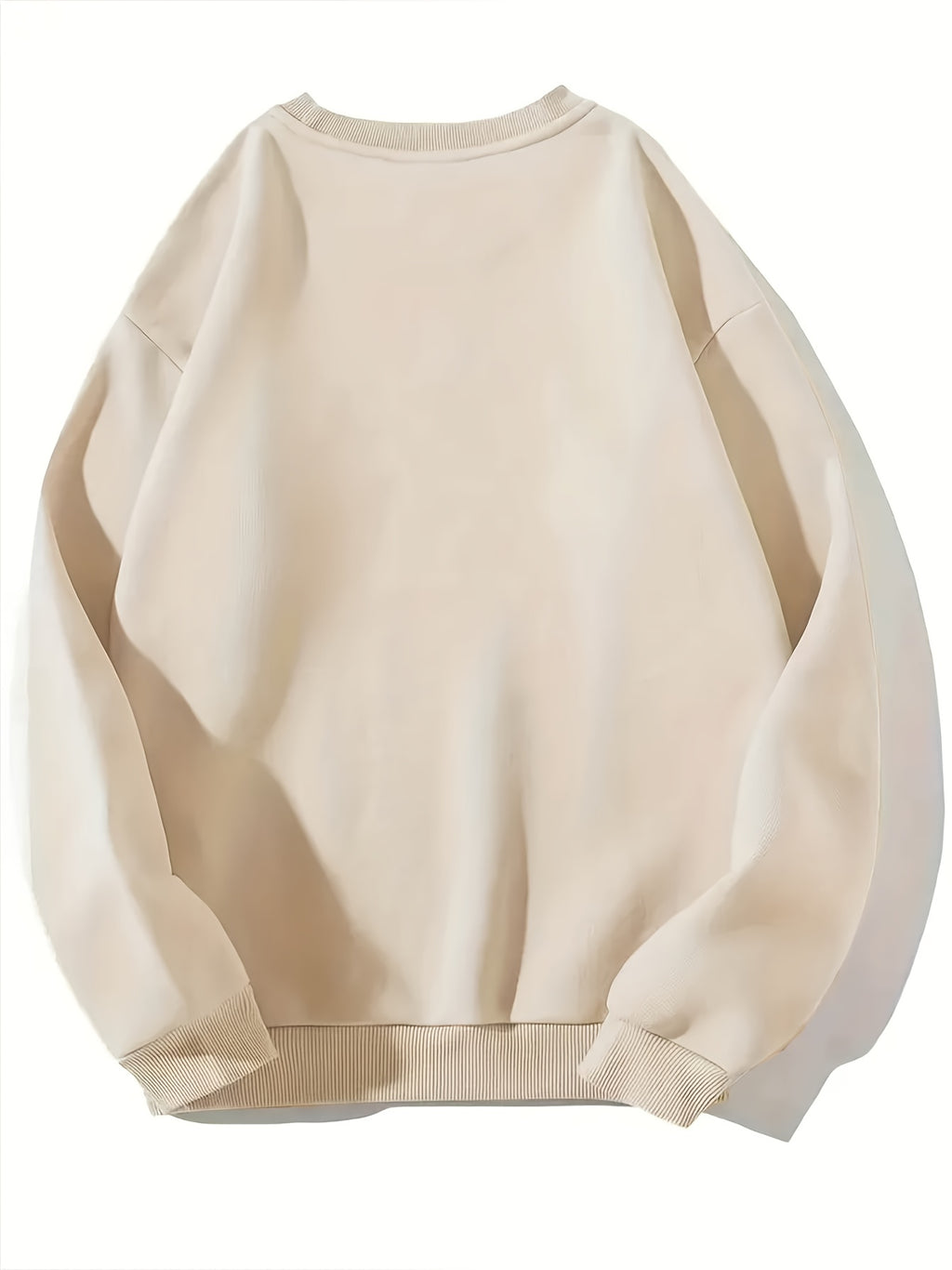 Cat Print Causal Round Neck Sports Sweatshirt, Fashion Long Sleeves Pullover Tops, Women's Activewear