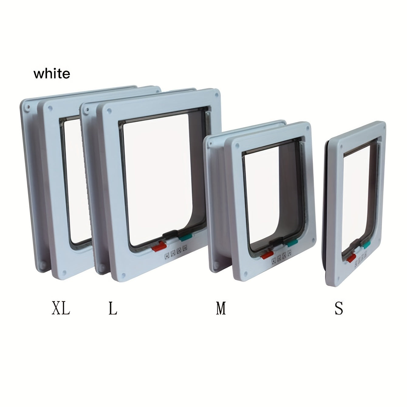 Secure And Convenient Pet Access: Multi-Function Two-Way Pet Door For Cats And Dogs