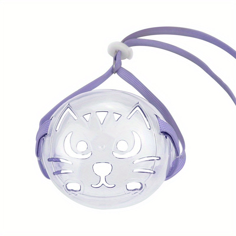Reusable Cat Muzzle for Grooming - Prevents Biting and Chewing - Comfortable and Safe Mouth Cover for Cats