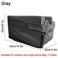 Portable Dog & Cat Booster Seat, Travel Carrier, Car Mat & Central Control For Maximum Comfort & Safety