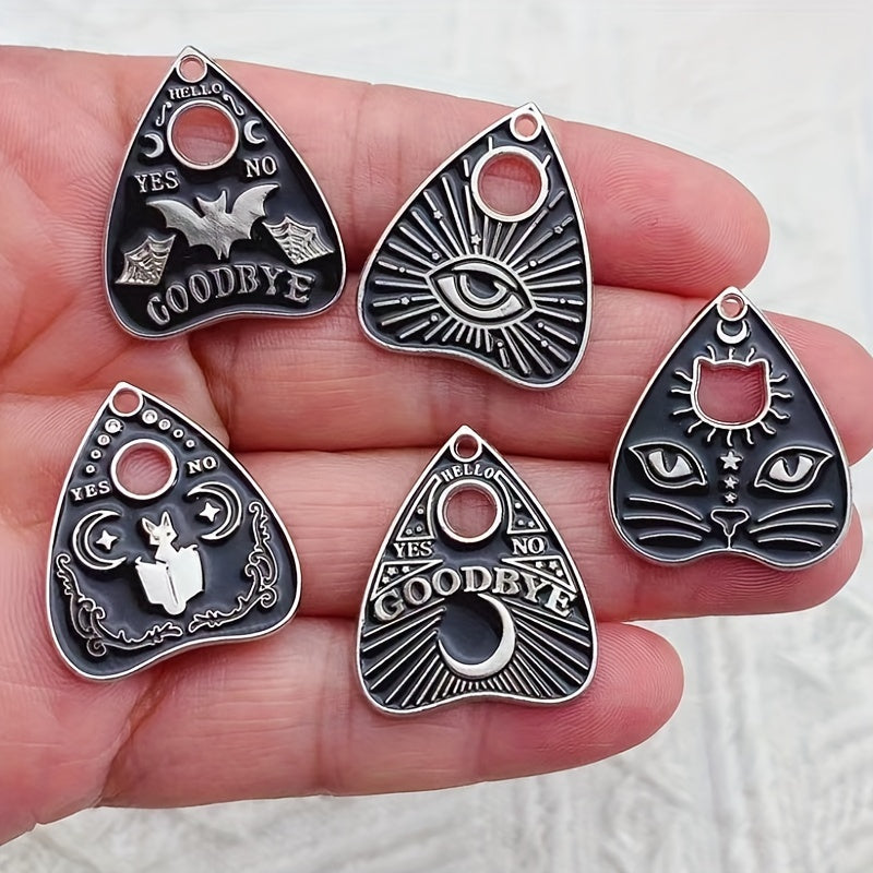 10pcs/set Cat Detail Heart DIY Pendant