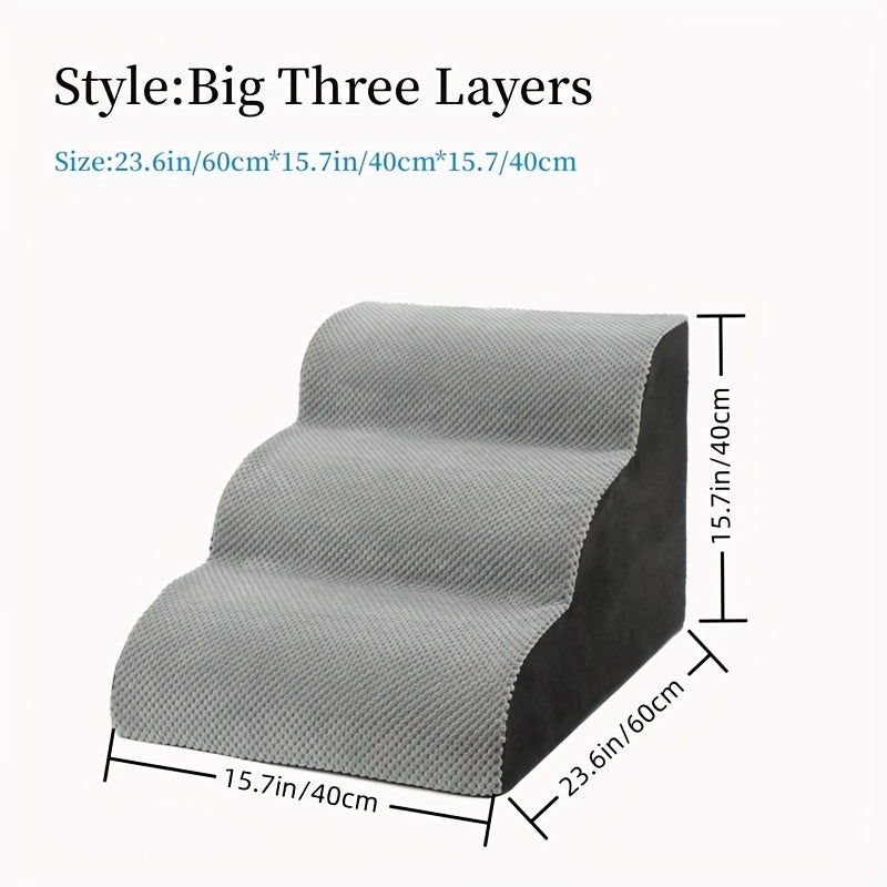 Dog Stairs Up And Down Sofa Bed Sponge Steps Gradient Cat Small Dog Stairs Climbing Stairs Dog Up And Down Sofa Bed Sponge Steps
