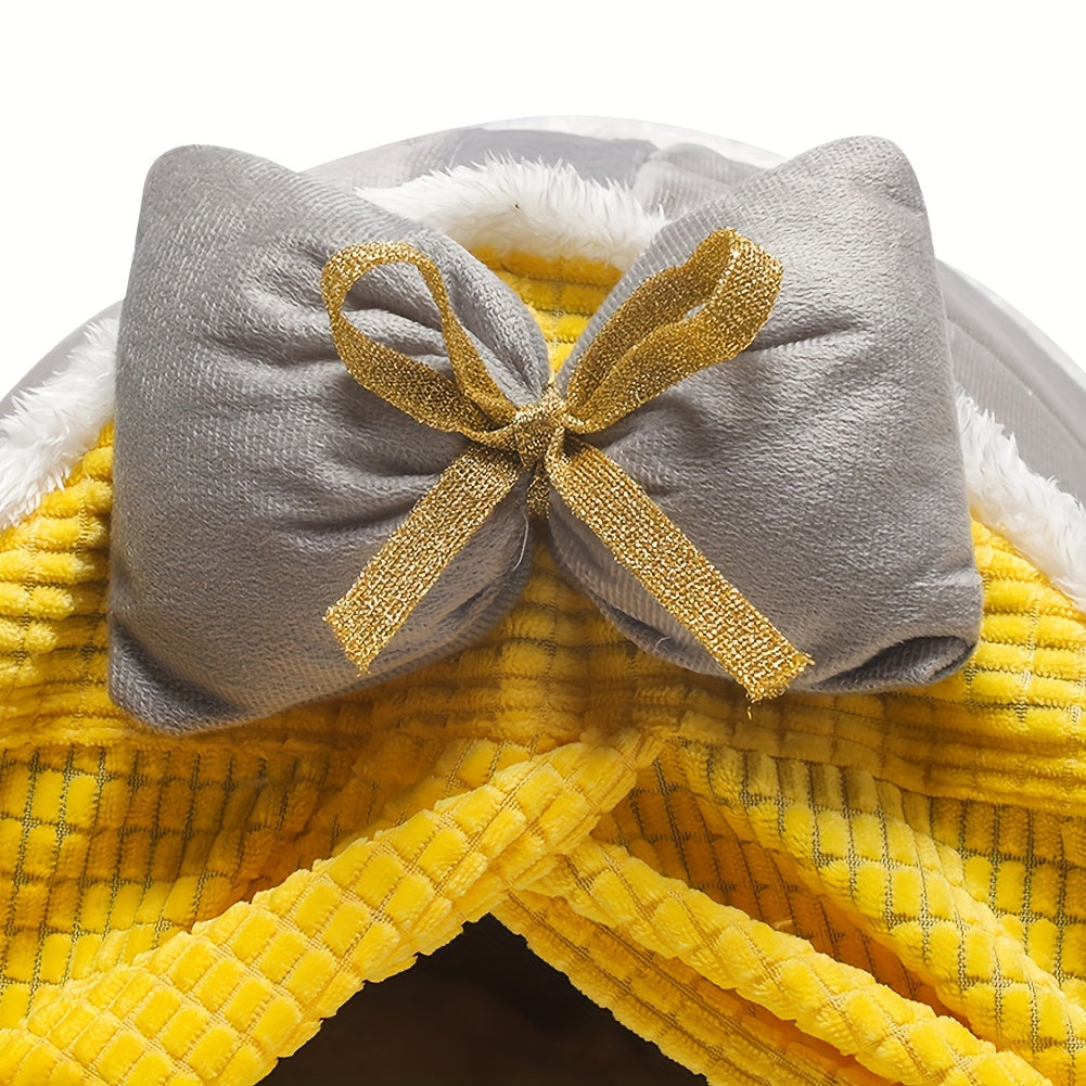 Pet Cat Bed Soft Warm Snug House Cute Bed Cat Dog Puppy Kitten Cave