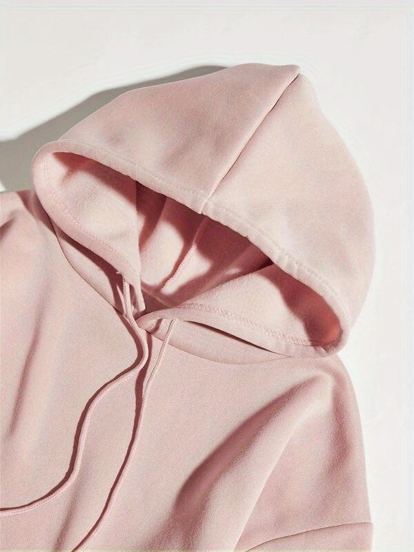 Cozy Cat Print Hoodie with Kangaroo Pocket - Perfect for Chilly Days, Comfortable & Easy Care Casual Wear for Women