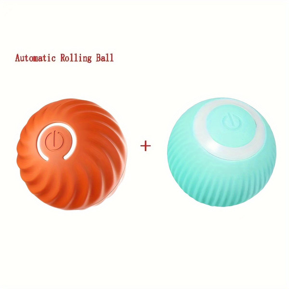 1PC/2PCS Smart Interactive Pet Toy Combo with Automatic Rolling and Bouncing Ball - Stripe Pattern Silicone Cat Toys, USB Rechargeable, Obstacle Avoidance, Quiet Operation, Suitable for Small Dogs and Cats Under 9.07KG