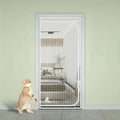 Durable Double Line Sewing Cat Proof Door Curtain - Pet Gate for Cats, Made of Sturdy PP Material