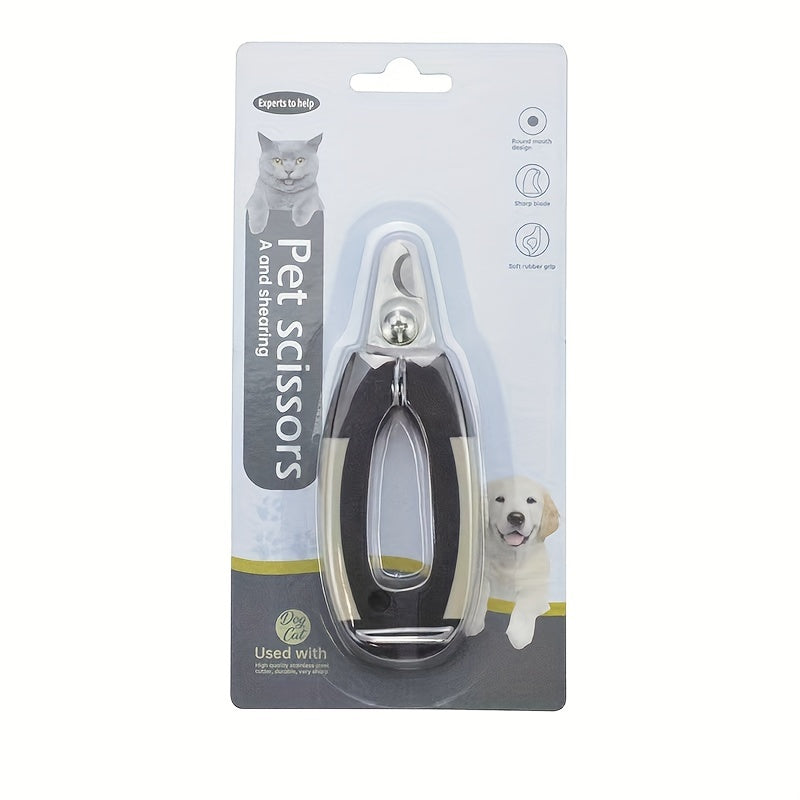 Professional Pet Nail Clipper - 1pc Scissors For Dog And Cat Paws Grooming Grinding Tool