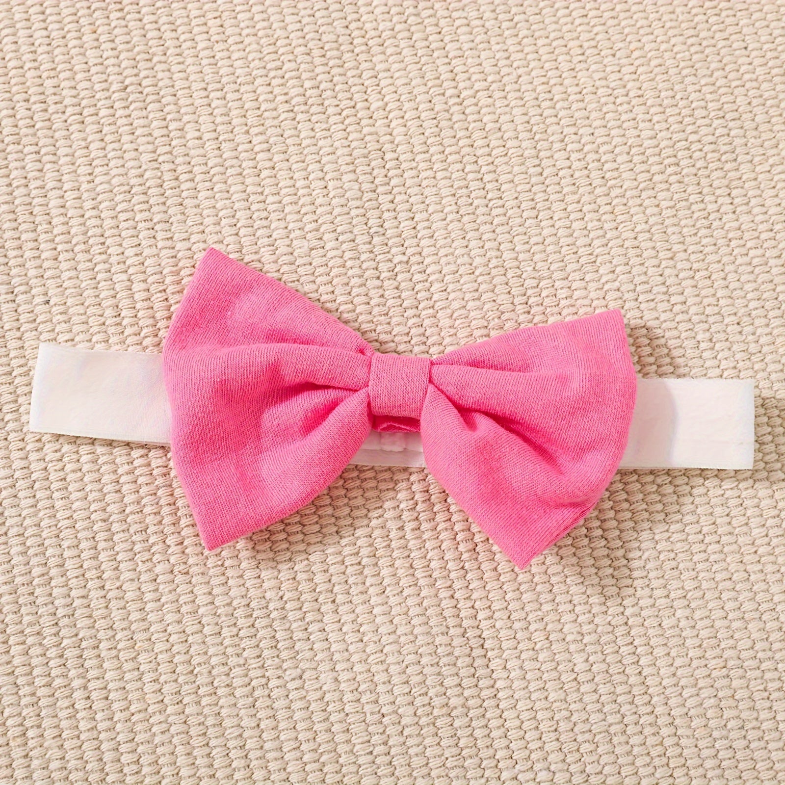 Newborn Baby Girls Cute Cartoon Cat Print Short-sleeved Comfortable Jumpsuit With Bow Headband Baby Summer Clothing