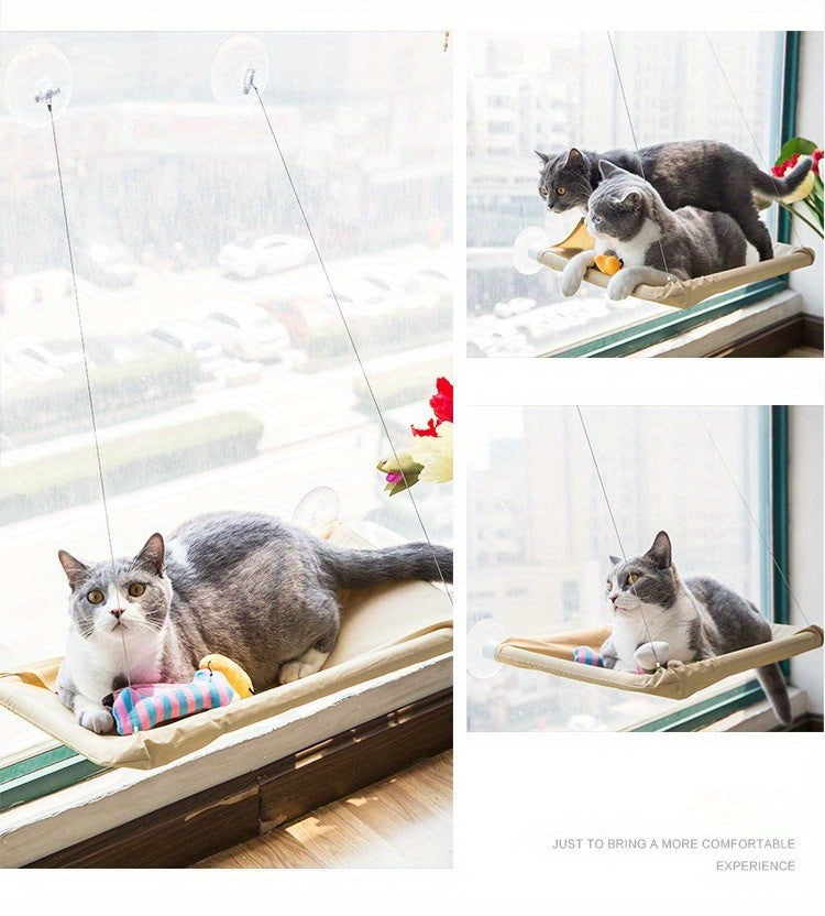 The Purr-fect Cat Window Hammock: A Comfy, Safe, And Washable Bed For Indoor Cats!