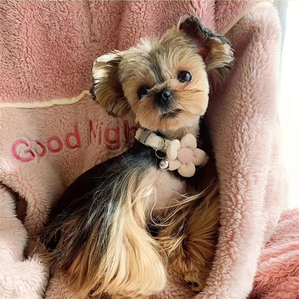 Random 1pc Pet Bell Collar Cute Dog Cat Universal Puppy Teddy Dog Collar