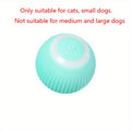 MIAOQUANJI Automatic Rolling Ball Toy for Cats - USB Rechargeable Interactive Play Ball with Motion-Activated Glow-in-the-Dark Feature, Durable Silicone, Safe for All Breeds & Sizes, Blue, Cat Ball Toy