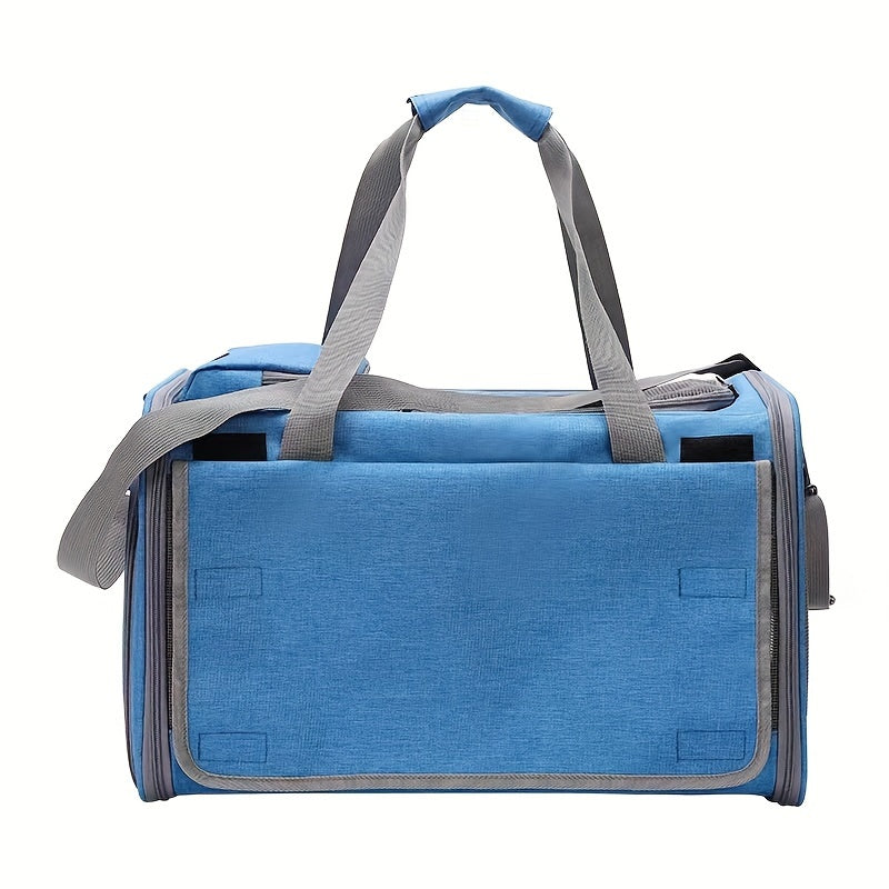 Soft-Sided Pet Carrier for Large and Medium Cats - Travel Conveniently with Privacy Protection
