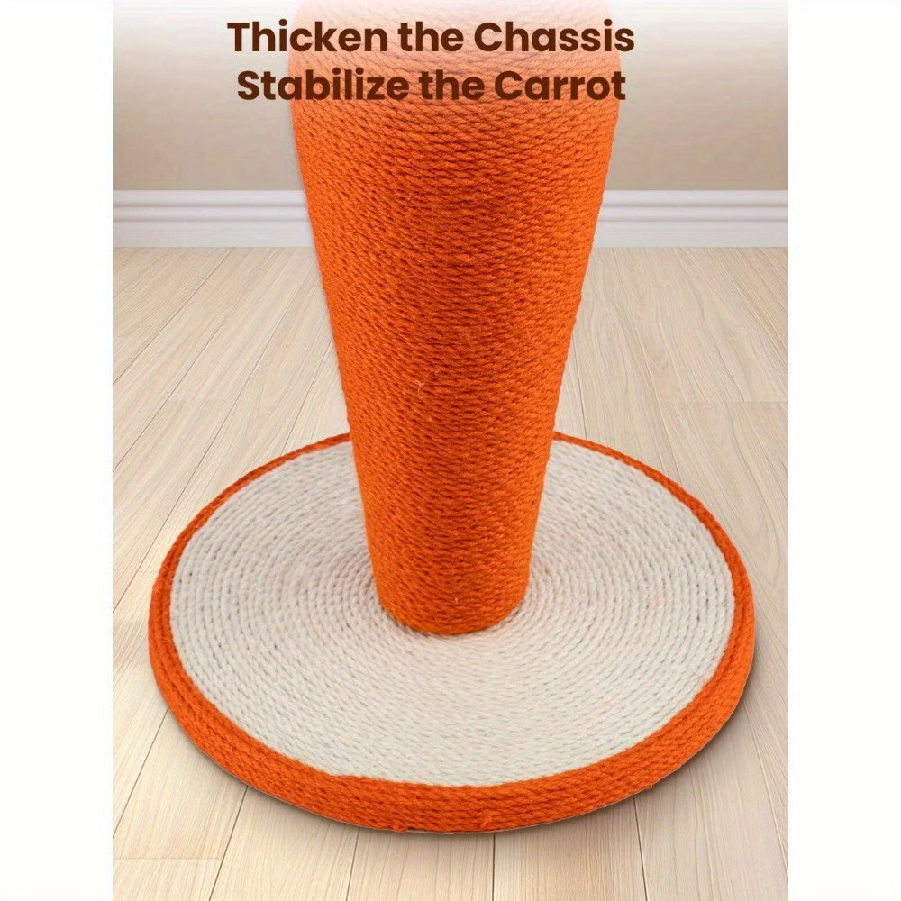 Cat Scratching Post Carrot Craft Pet Cat Kitten Scratcher Sisal Climbing Posts